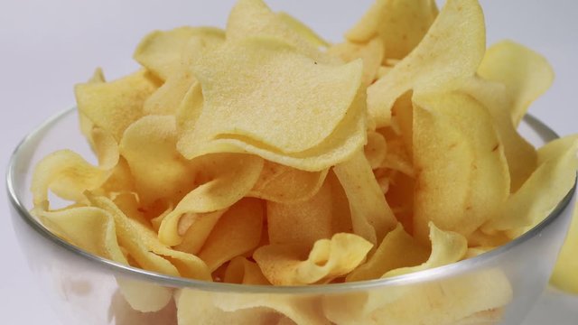 Arrowhead root arrowroot chips traditional for Chinese new year 