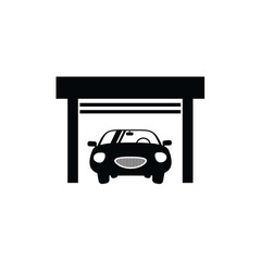 garage icon vector