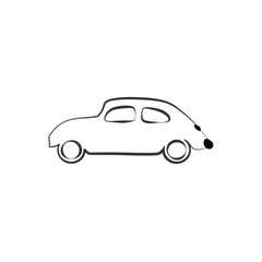 old car beatle icon vector