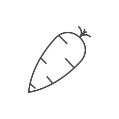 food carrot vector icon design vector