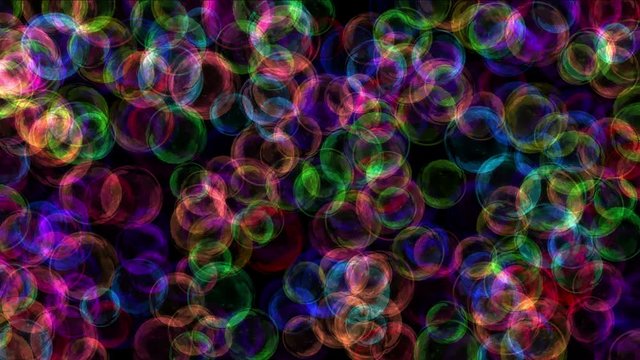 color abstract bubble 4k