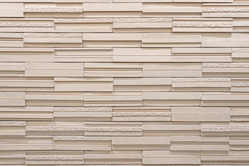 Background of Modern Slate stone Brick Wall Surfaced for design