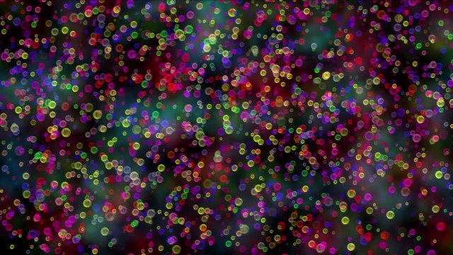color abstract bubble 4k