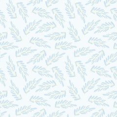 Floral seamless pattern design. Abstract background pastel color wallpaper vector.