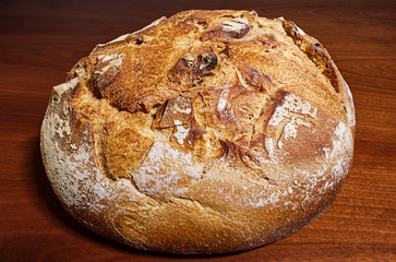 Apulian bread. Altamura italian bread (pane pugliese)