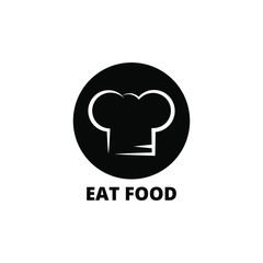 food center logo like icon design template. very simple, unique and modern design. suitable for cafe, restaurant and culinary business - vector illustration