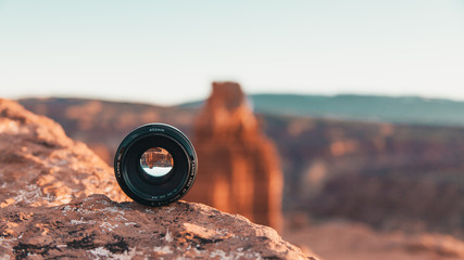 Abstract Camera Lens Photography Utah Desert