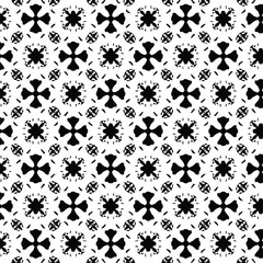 Geometric pattern in ornamental style. Seamless desing texture for greeting card.