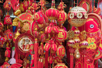 Fototapeta na wymiar Decoration for Chinese new year. Asian background