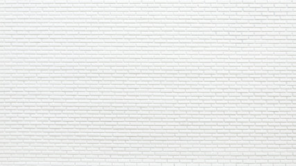 Pattern of white brick wall for background, White brick in a row for background