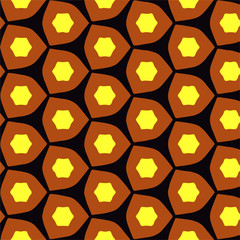 Geometric pattern in ornamental style. Seamless desing texture for greeting card.