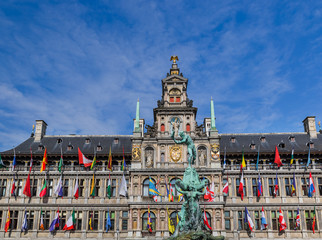 Grote Markt in Antwerp - Belgium