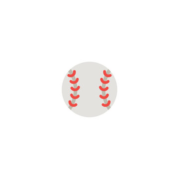 Baseball ball sport game icon vector symbol illustration - vector