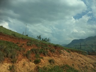 landscape in the mountains