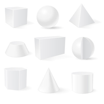 3d geometric shapes