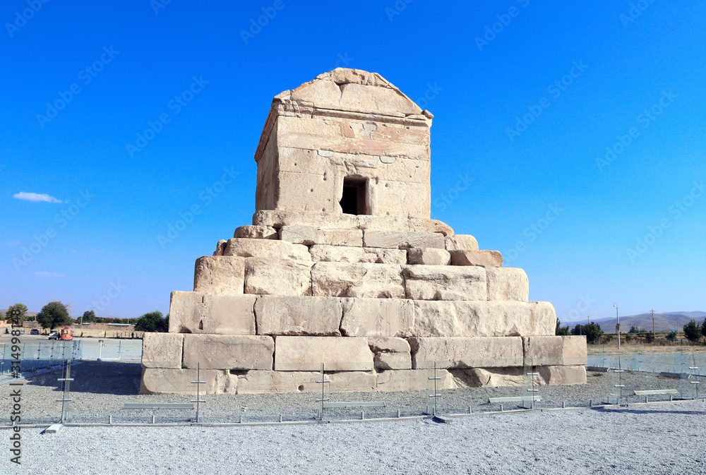 Wall mural Tomb of Cyrus the Great, Pasargadae, Iran