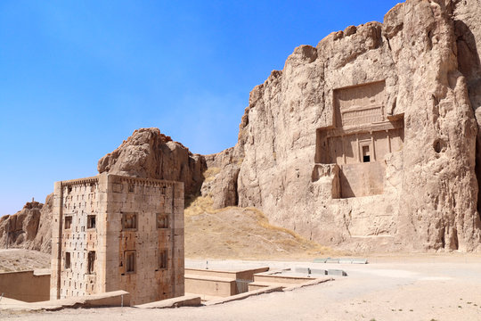 Royal tombs and Cube of Zoroaster, Iran