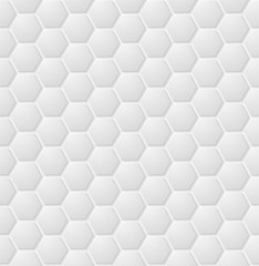 Vector abstract white hexagon seamless pattern eps