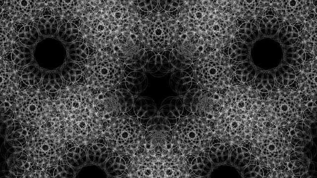 Abstract Looping Floral Background D1