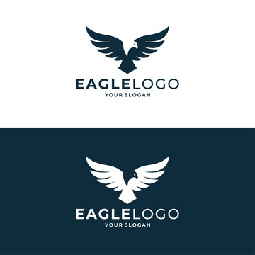 Eagle Logo And Icon Design Concept.