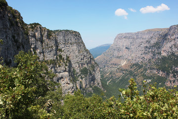 Vikos Gorge View from Oxia Epirus Greece