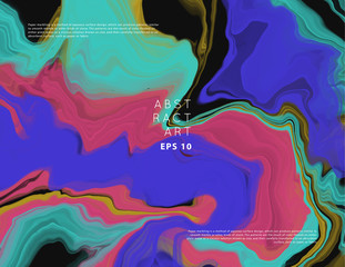 Vector iridescent pattern