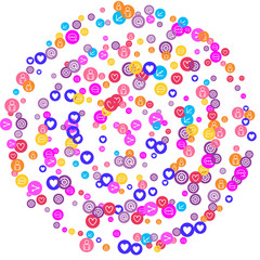 Social media marketing, Communication concept.