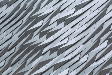Architecture White Texture Geometric Pattern