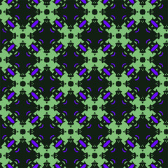 Geometric pattern in ornamental style. Seamless desing texture for greeting card.