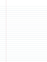 Blank white worksheet exercise book, Squared paper