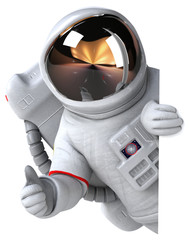Astronaut - 3D Illustration © Julien Tromeur