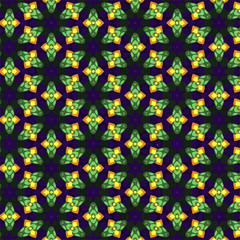 Geometric pattern in ornamental style. Seamless desing texture for greeting card.