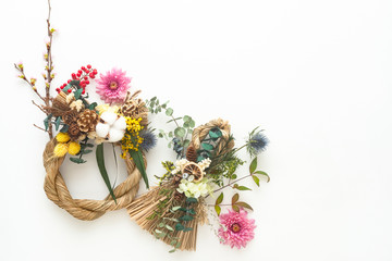 正月飾り　しめ飾り