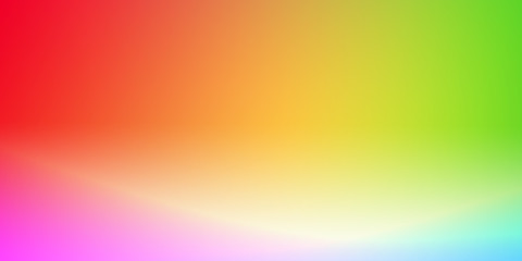 Abstract blurred gradient mesh background in bright rainbow colors. Awesome abstract blur background for your web design.