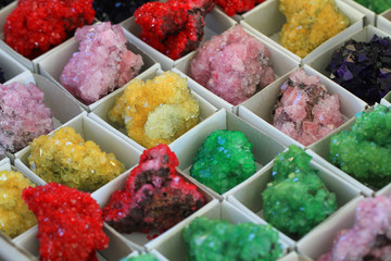 color minerals and gems texture