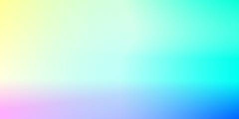 Abstract blurred gradient mesh background in bright rainbow colors. Awesome abstract blur background for your web design.