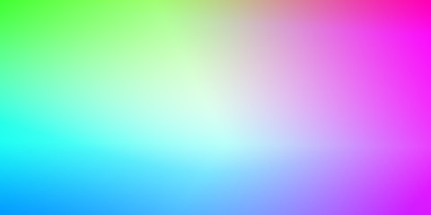 Abstract blurred gradient mesh background in bright rainbow colors. Awesome abstract blur background for your web design.