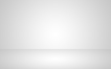 Gray empty room studio gradient with spotlight used for background and display your product