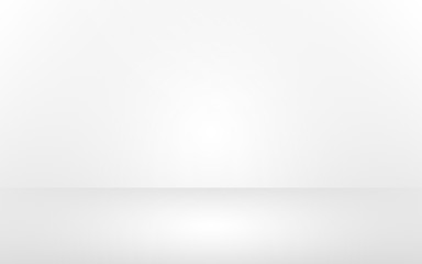 Gray empty room studio gradient with spotlight used for background and display your product