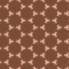 Geometric pattern in ornamental style. Seamless desing texture for greeting card.