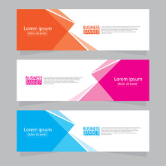 Banner background.modern template design.Vector illustration.