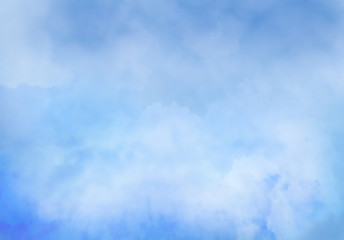 Obraz premium Color sky with clouds as background