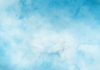 Color sky with clouds as background