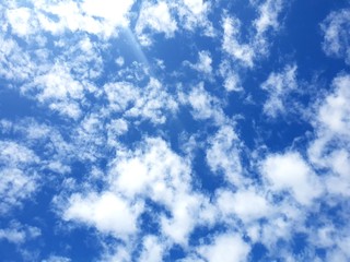 Angelic lights in the sky photographed at Bloubergstrand, South Africa