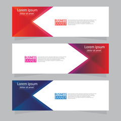 Fototapeta premium Banner background.modern template design.Vector illustration.