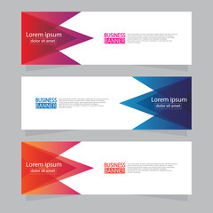 Fototapeta premium Banner background.modern template design.Vector illustration.
