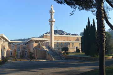 Fototapeta na wymiar Moschea di Roma