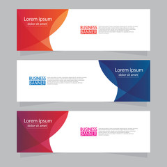 Naklejka premium Banner background.modern template design.Vector illustration.