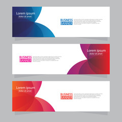 Naklejka premium Banner background.modern template design.Vector illustration.