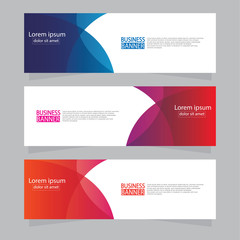 Naklejka premium Banner background.modern template design.Vector illustration.